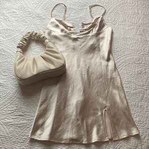 Princess Polly Hewlett Mini Dress Champagne
